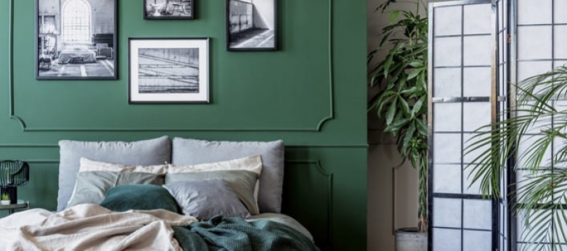 ¿Qué color combina con el verde para pintar una casa?