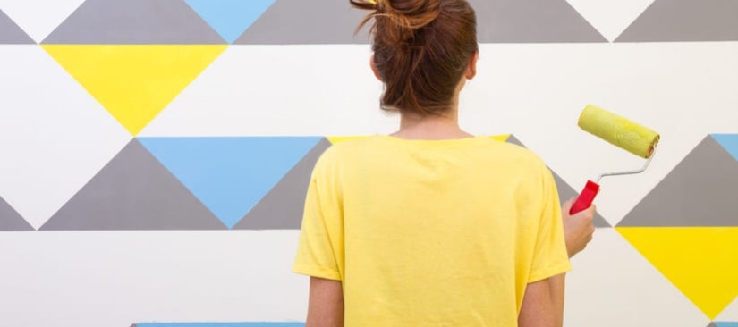 Cómo pintar una pared ya pintada paso a paso