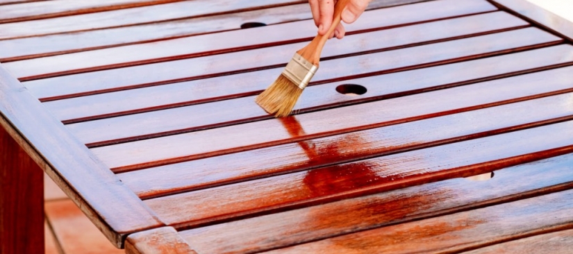 Tipos de acabados y barnices para madera