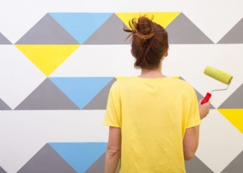 Cómo pintar una pared ya pintada paso a paso