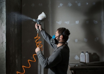 Como pintar la pared con pistola, trucos y consejos